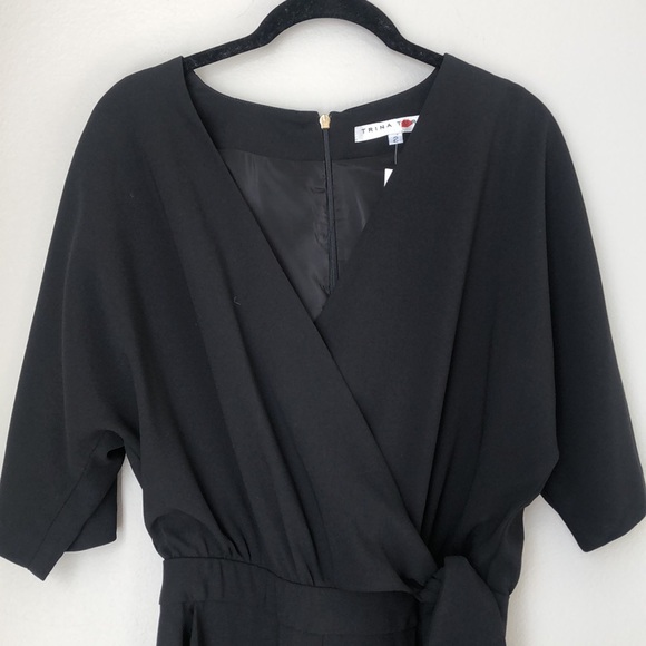 Trina Turk KAI Black Tie-Waist Jumpsuit - Picture 11 of 14